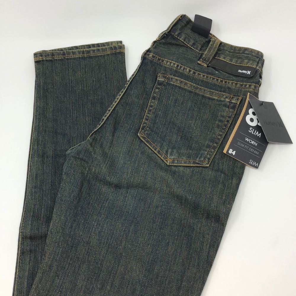 Hurley Men’s Worn Slim Fit Jeans 1B
